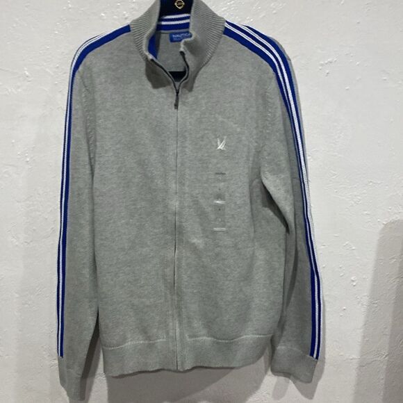 Like new Nautica Blue Sail zip-up sweater Size Large - Picture 1 of 6